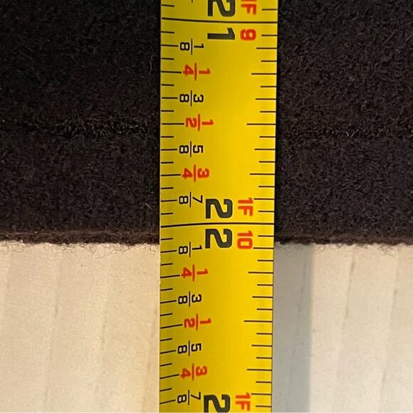 Worth Black Striped Wool Blend Career Office Academia Pencil Skirt NWOT Size 0 - Picture 11 of 11